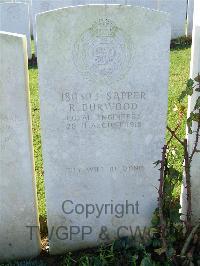 Bagneux British Cemetery Gezaincourt - Burwood, R