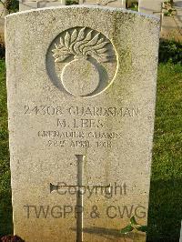 Bagneux British Cemetery Gezaincourt - Lees, Meshach