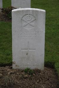 Nine Elms British Cemetery - Allcock, Christian