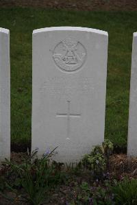 Nine Elms British Cemetery - Argent, Edgar Joseph William Martin