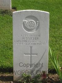 Authuile Military Cemetery - Barber, Willie