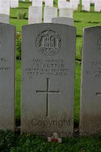 Authuile Military Cemetery - Stretton, Joseph