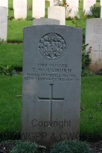 Authuile Military Cemetery - Woodburn, Thomas