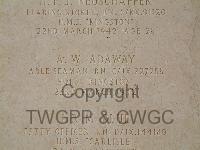 Malta (Capuccini) Naval Cemetery - Adaway, Arthur William