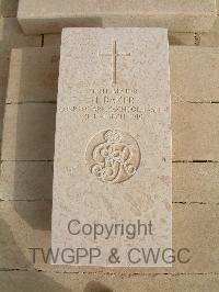 Malta (Capuccini) Naval Cemetery - Baker, H