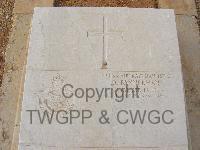 Malta (Capuccini) Naval Cemetery - Bannerman, Oliver