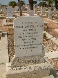 Malta (Capuccini) Naval Cemetery - Blair, Thomas Maxwell