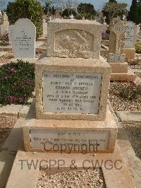 Malta (Capuccini) Naval Cemetery - Booker, Edward