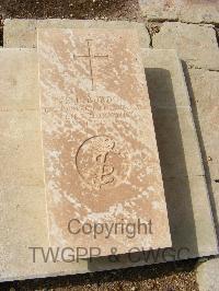 Malta (Capuccini) Naval Cemetery - Burdon, E D