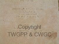 Malta (Capuccini) Naval Cemetery - Clarke, John Shedrick