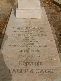 Malta (Capuccini) Naval Cemetery - Cowin, Maurice Thomas