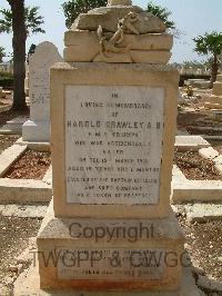 Malta (Capuccini) Naval Cemetery - Crawley, Harold