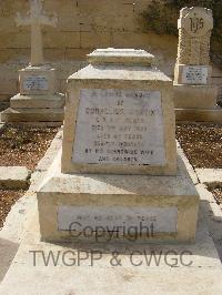 Malta (Capuccini) Naval Cemetery - Curtin, Cornelius