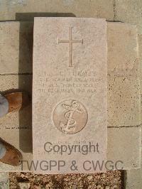 Malta (Capuccini) Naval Cemetery - Formby, H J C