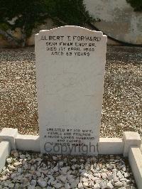 Malta (Capuccini) Naval Cemetery - Forward, Albert Thomas
