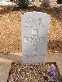 Malta (Capuccini) Naval Cemetery - Getthings, Bernard Edwin