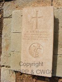 Malta (Capuccini) Naval Cemetery - Gosling, W A T
