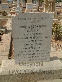 Malta (Capuccini) Naval Cemetery - Greenwood, John