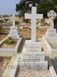 Malta (Capuccini) Naval Cemetery - Hamilton, Archibald