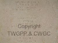 Malta (Capuccini) Naval Cemetery - Haslam, Reginald