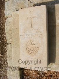 Malta (Capuccini) Naval Cemetery - Hillston, J J