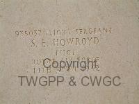 Malta (Capuccini) Naval Cemetery - Howroyd, Stanley Ernest