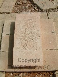 Malta (Capuccini) Naval Cemetery - Randall, A E