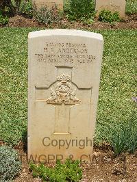 Medjez-El-Bab War Cemetery - Anderson, Herbert Edward