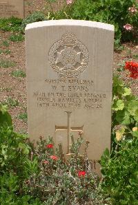 Medjez-El-Bab War Cemetery - Evans, Walter Thomas