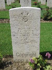 Coriano Ridge War Cemetery - Adcock, Peter Ellis