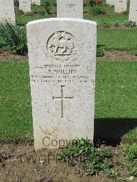 Coriano Ridge War Cemetery - Phillips, Frank