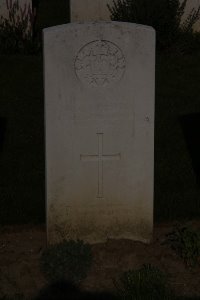 St. Souplet British Cemetery - Herdman, W G