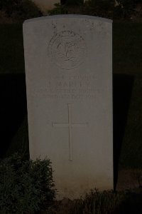 St. Souplet British Cemetery - Marley, J
