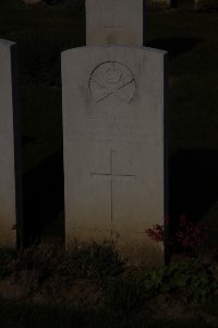 St. Souplet British Cemetery - McColl, J H E