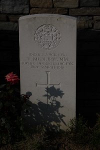 St. Souplet British Cemetery - McIlroy, T