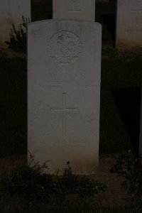 St. Souplet British Cemetery - Miller, J