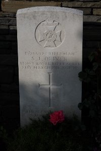 St. Souplet British Cemetery - Oliver, Sidney James