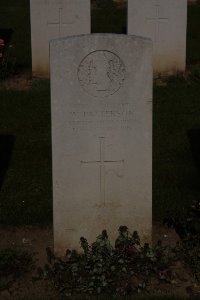 St. Souplet British Cemetery - Patterson, W
