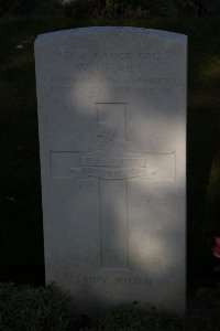 St. Souplet British Cemetery - Peart, William