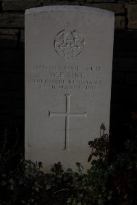 St. Souplet British Cemetery - Pike, W E
