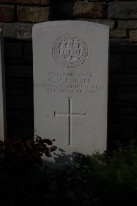 St. Souplet British Cemetery - Porter, O V