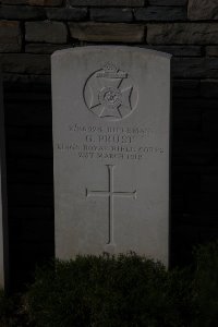 St. Souplet British Cemetery - Prust, G