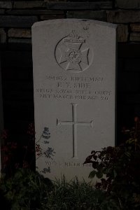 St. Souplet British Cemetery - Side, Edwin Thomas