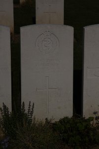 St. Souplet British Cemetery - Simpson, Frederick