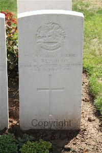 Le Cateau Military Cemetery - Beaufoy, A