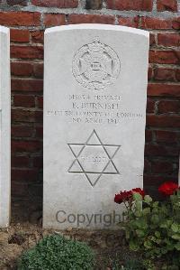 Le Cateau Military Cemetery - Burnish, B