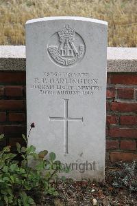 Le Cateau Military Cemetery - Darlington, P T