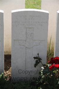 Le Cateau Military Cemetery - Fay, J