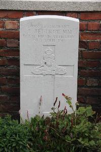 Le Cateau Military Cemetery - Jeffrey, J