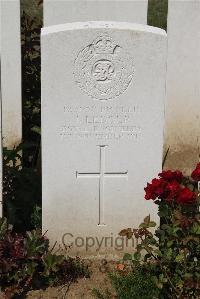 Le Cateau Military Cemetery - Ledger, J